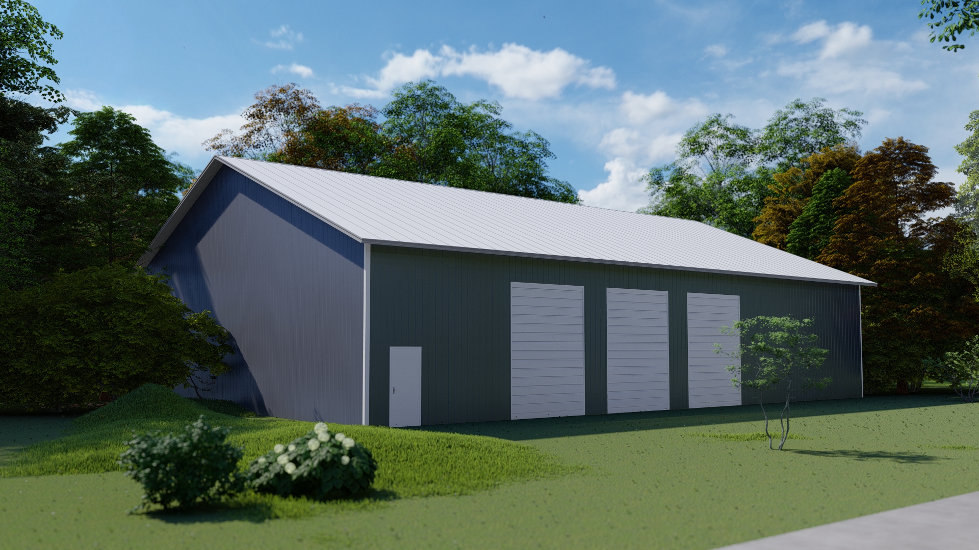 Gable Roof Buildings